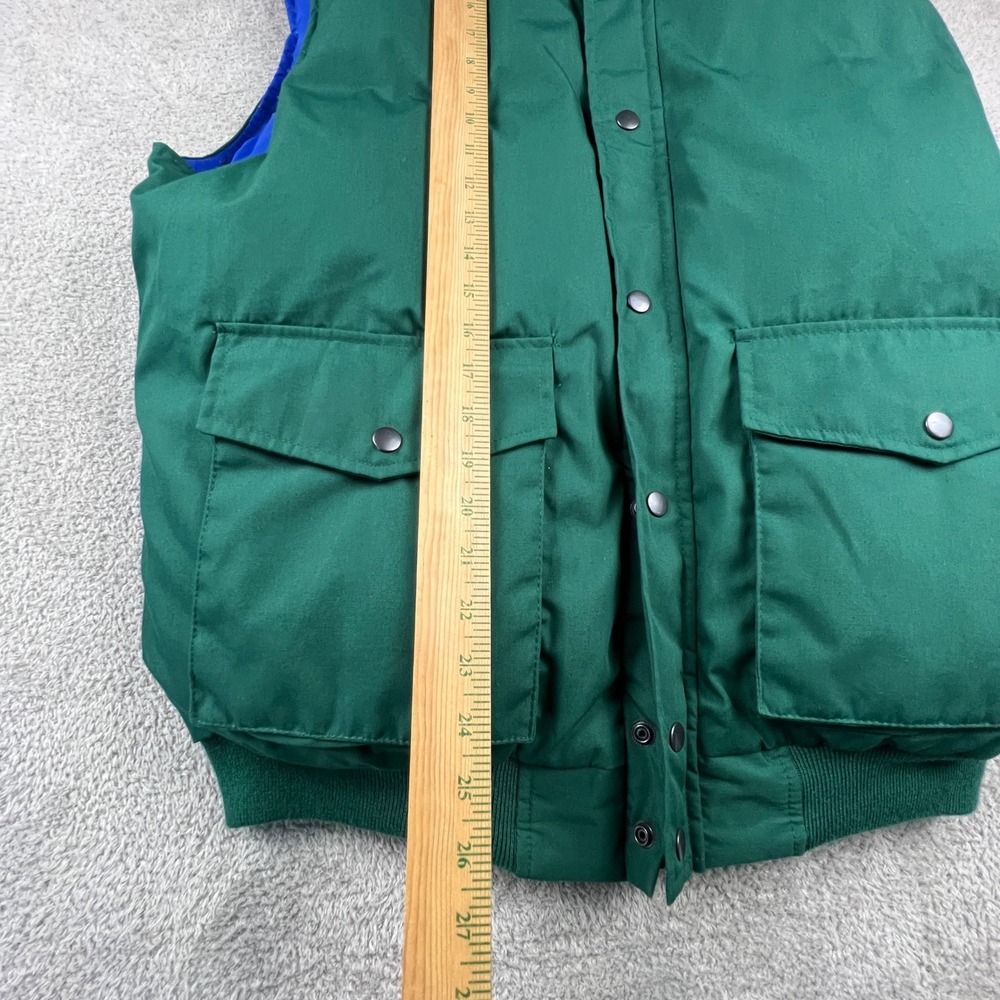 Outdoor Exchange Reversible Puffer Vest Mens XL Green Blue Down Gorpcore Hiking - Picture 11 of 16